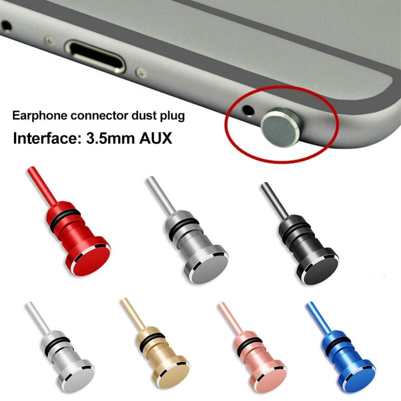 3 5mm Earphone Jack Plug AUX konektor Anti debu Plug kartu penghapusan Pin untuk iPhone 11 7/8plus/xr