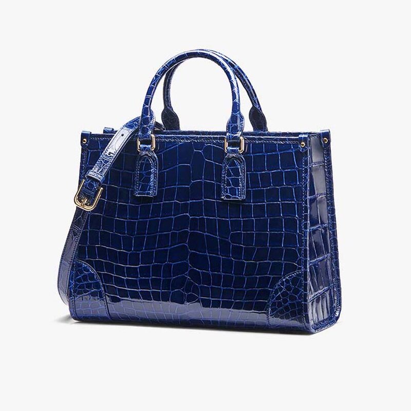 Женская сумка из крокодиловой кожи gete Highlights, новинка 2023, стильная женская сумка, вместительная сумка, женская сумочка