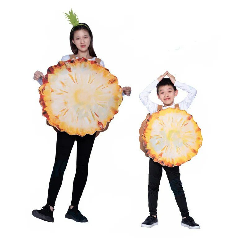 Fruit Serie Cosplay Kostuum Creatieve Grappige Stage Performance Carnaval Festival Party Cartoon Outfit Ouder-kind Kleding Rekwisieten