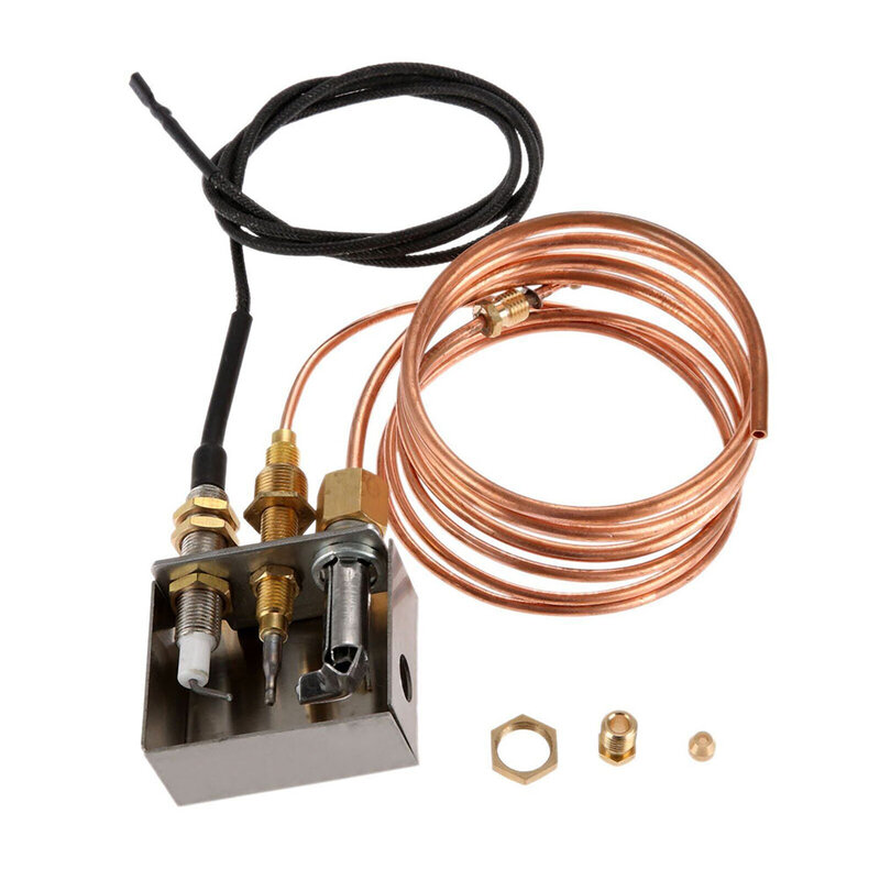 Ignition Gas Propane Ignition Kit Pilot Burner Assembly With Thermocouple Comes With Stainless Steel Fire Box