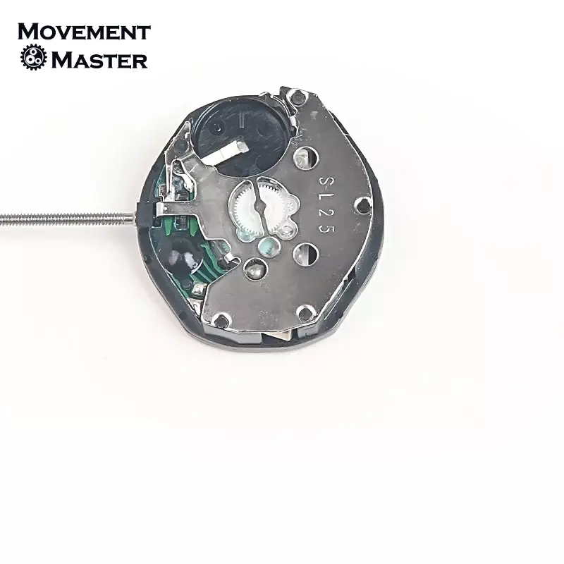 Nowy oryginalny mechanizm kwarcowy SL25 podwójny kalendarz 3 ręce zegarek części zamienne do naprawy