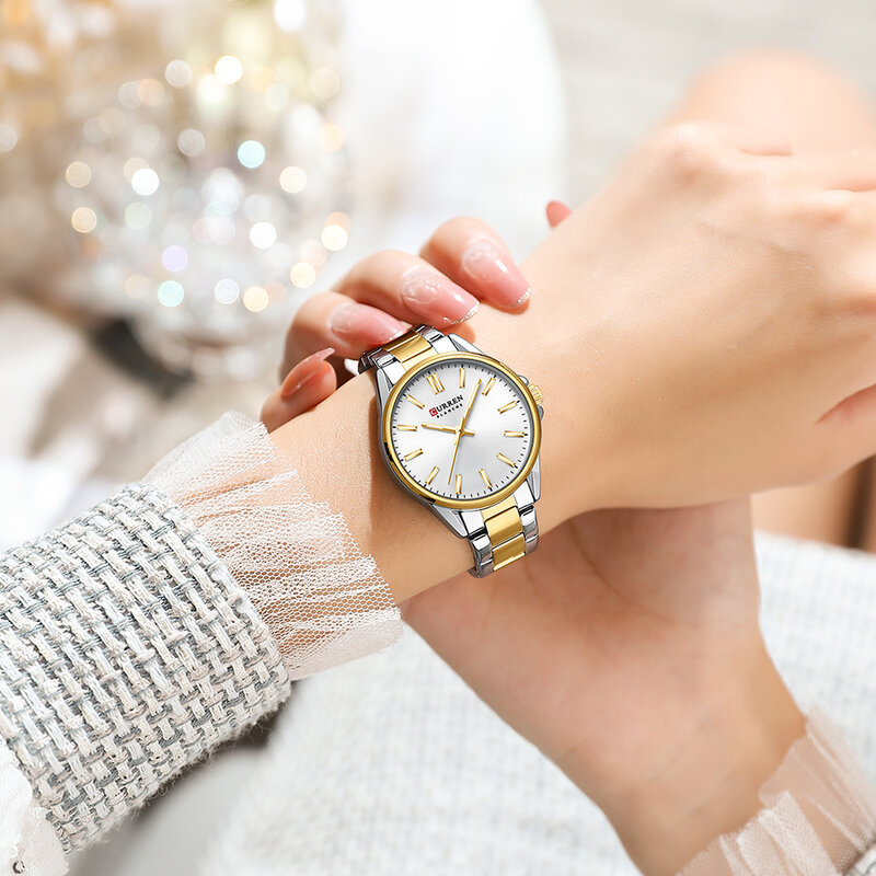 CURREN jego Hers zestawy zegarków dla mężczyzn i kobiet luksusowych marek wodoodporne męskie damskie zegarki na rękę para przedmiotów dla miłośników 2022