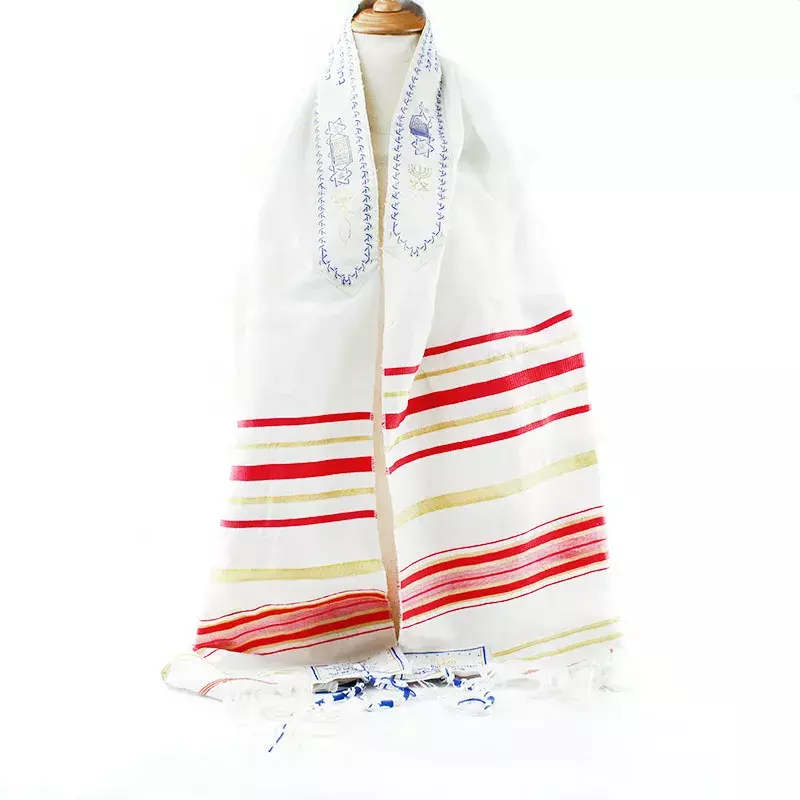 Tallit Gebedsshawl Israël Plus Size Polyester Talit Bag Tallis Israeli Biddende Sjaals Priez Wraps Gebed Sjaal Talis Joods