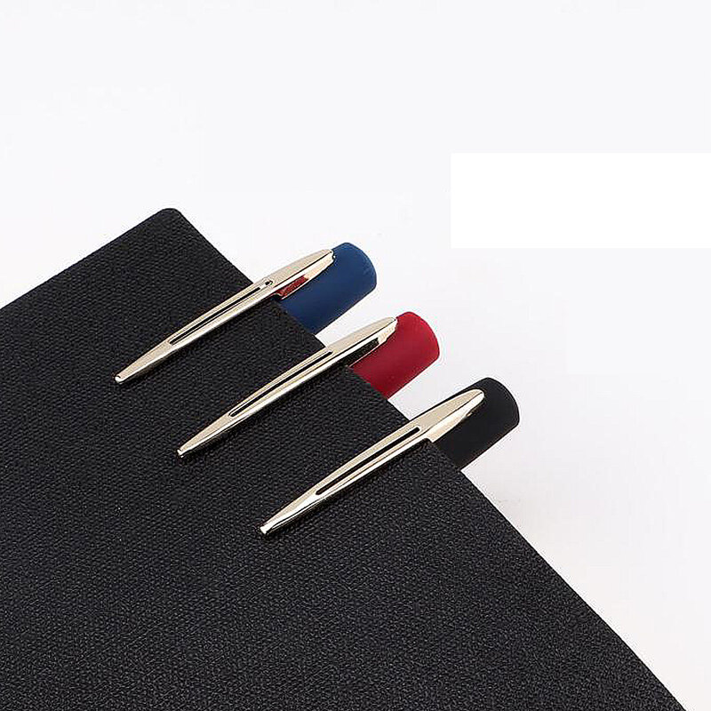 Recharge de stylo à bille à encre Gel, 12 pièces, ligne moyenne 1.0 0.7 0.5 fournitures de papeterie scolaire et de bureau, encre noire bleue rouge