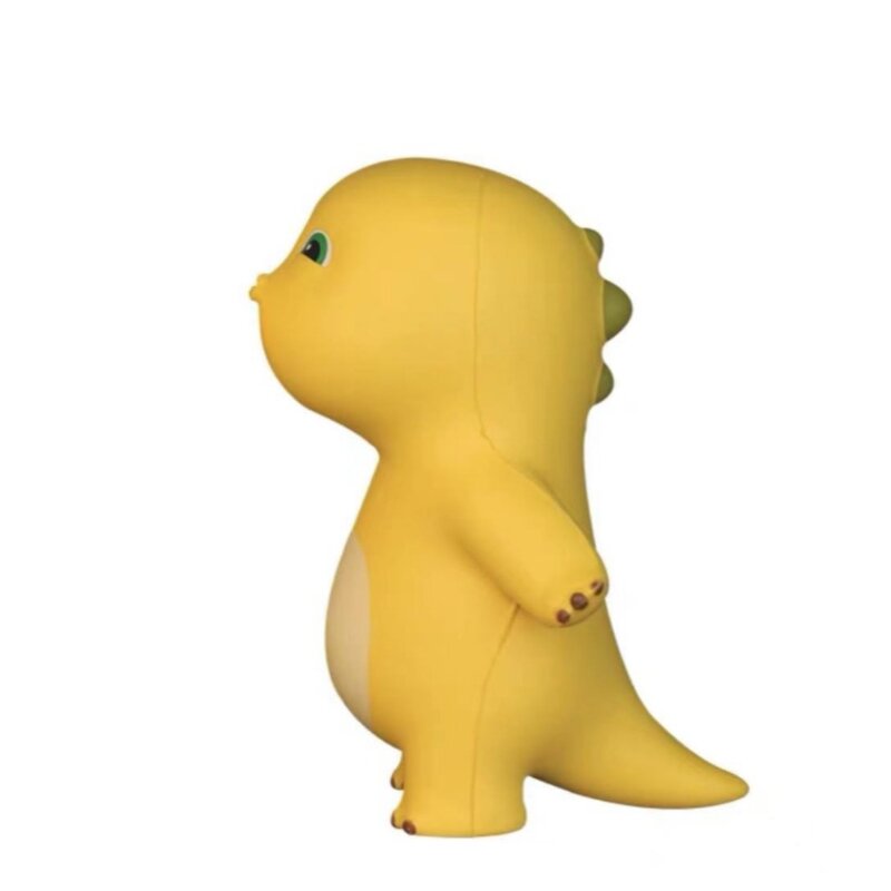 공룡 피규어 작은 밀크 드래곤 감압 장난감, 느린 리바운드 만화 인형, 밀크 드래곤 스퀴즈 장난감, 부드러운 박제 노란색