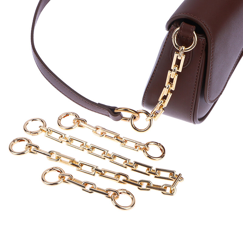 Bag Extension Chain Crossbody Purse Bag Chain Strap Handbag Hanging Buckle DIY Replacement Chain Charms Shoulder Bag Accessories