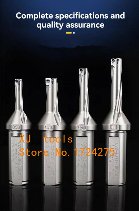 Small diameter insert drill bit C20-8.5 9 10 10.5 11 11.5 12 SO series U drill Fast drill bit for SOMG insert Mechanical Lather