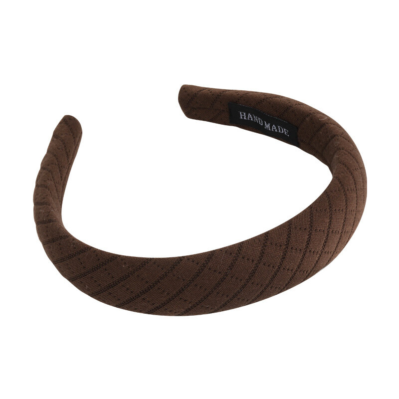 UXSL-Diadema de Color marrón para mujer y niña, banda ancha de esponja para el pelo, elegante Aro para el pelo, accesorios para el cabello, 2022