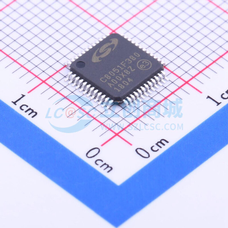 Pacote do microcontrolador, MCU MPU e SOC, C8051F, C8051F380, C8051F380-GQR, TQFP-48, 100% original, novo, no estoque