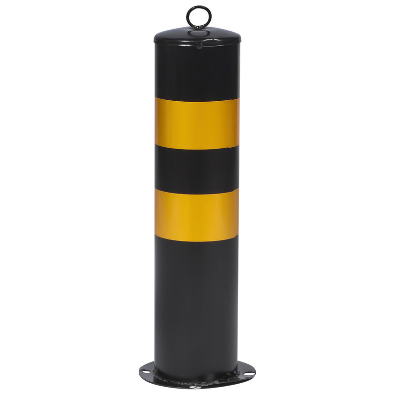 50cm Traffic Warning Column Isolation Bollard Barricade Cone Parking Barrier Safety Driveway Security Post Barrier