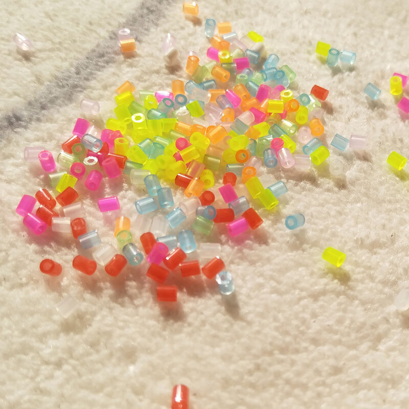 2.6mm mini 8-przezroczysty kolor żelazne koraliki dla dzieci mama koraliki Diy Pixel puzzle jakości ręcznie robione prezent zabawki mozaika termiczna koraliki