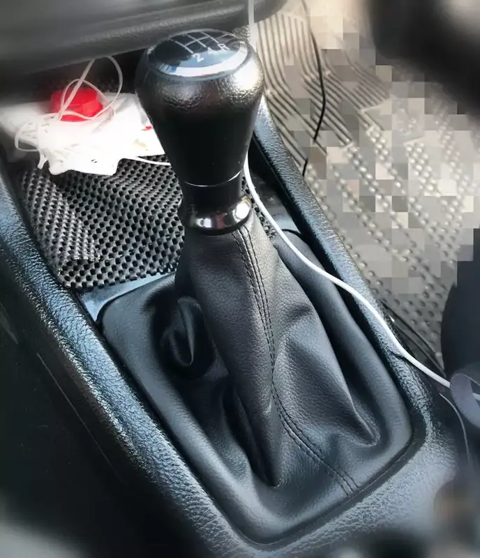 Mobil Gear Shift Knob untuk Peugeot 206 406 Boot Debu Boot Cover Pelindung Kaki Kolektor 5 Kecepatan Aksesori