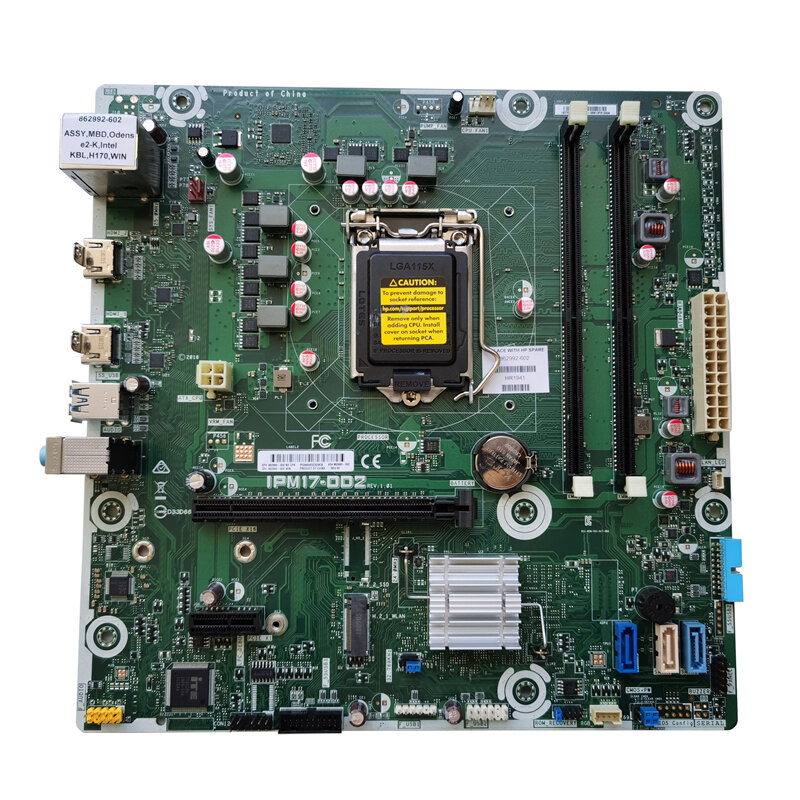 Desktop Motherboard For HP Envy 750 580-076cn IPM17-DD2 862992-001 862992-002 862992-601 602 System Mainboard Fully Tested