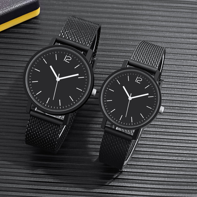 Couple Watches for Lovers 2023 Fashion Quartz Watches Men Women Waterproof Splash Resistant Wristwatch Lovers Watches
