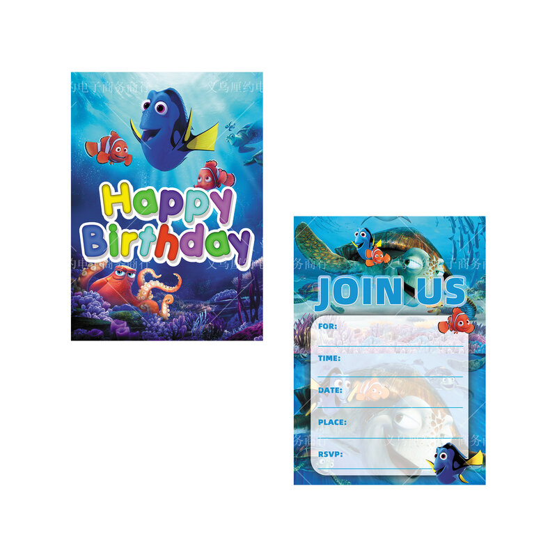 Đi Tìm Nemo Chủ Đề Trang Trí Tiệc Sinh Nhật Thẻ CakeTopper Bong Bóng Sinh Nhật Happy Birthday Biểu Ngữ Dán Trẻ Em Dự Tiệc Cung Cấp Trang Trí