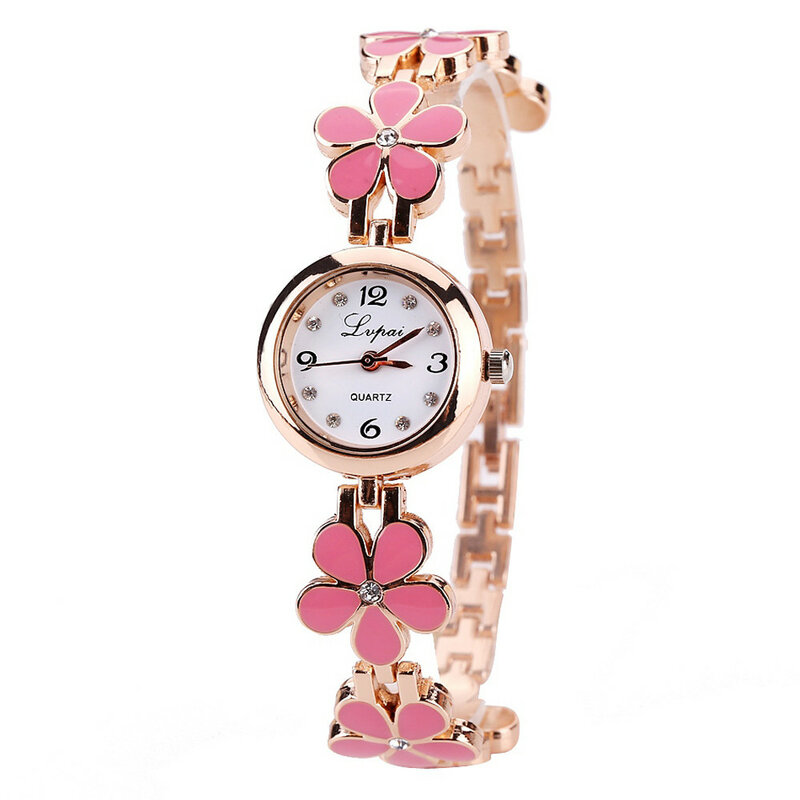 Diamond Watch For Women Fashion Elegant Relogio Luxury Ladies Dress Watches Flower Vente Chau Femmes Bracelet Montre Watch