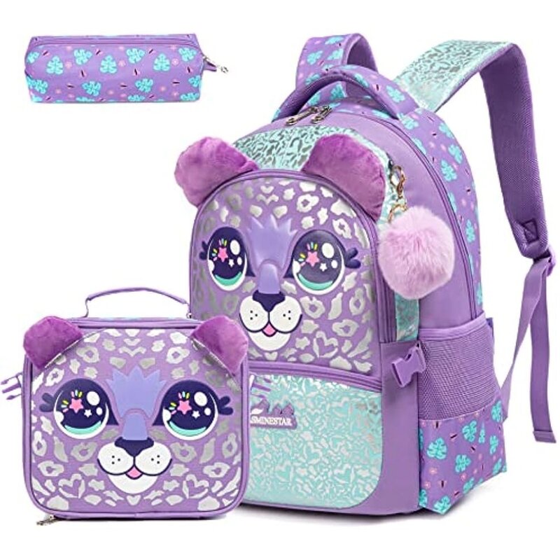 Детские рюкзаки для девочек, школьная сумка с ланч-боксом, набор школьных рюкзаков для девочек, милый рюкзак для книг для детского сада, рюкзак для детей