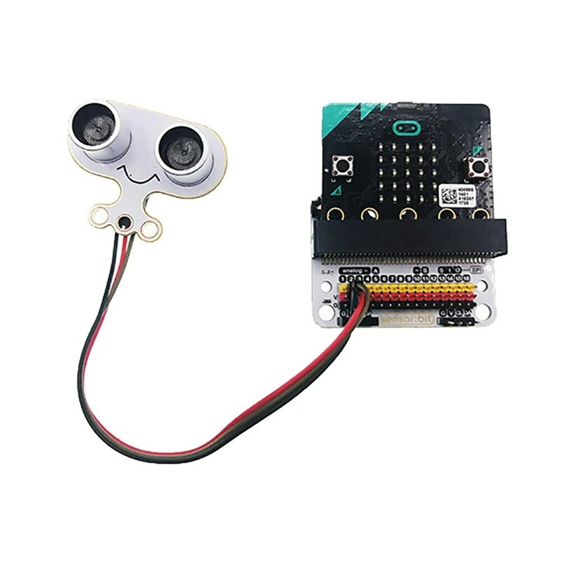 ELECFREAKS Micro:bit Octopus Sonar:bit módulo ultrasónico 3-5V para Arduino Microbit, Robot de enseñanza, coche inteligente, evitación de obstáculos