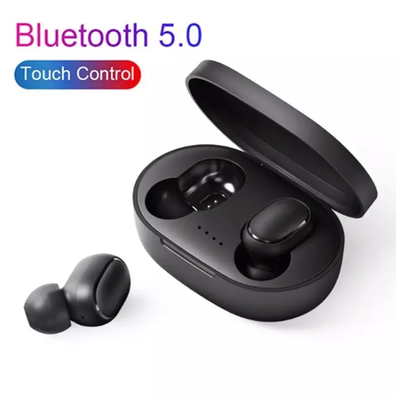 Headset TWS nirkabel, earphone Bluetooth olahraga suara Stereo HIFI, Earbuds Bluetooth untuk Android & IOS 2 buah
