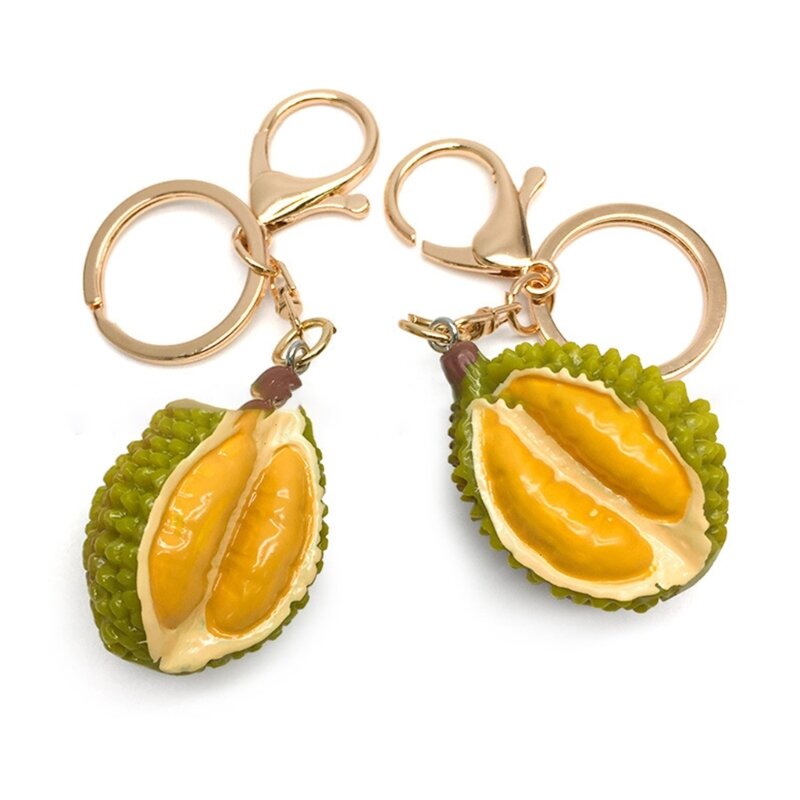 Portachiavi con frutta Durian Portachiavi Durian simulato per appassionati