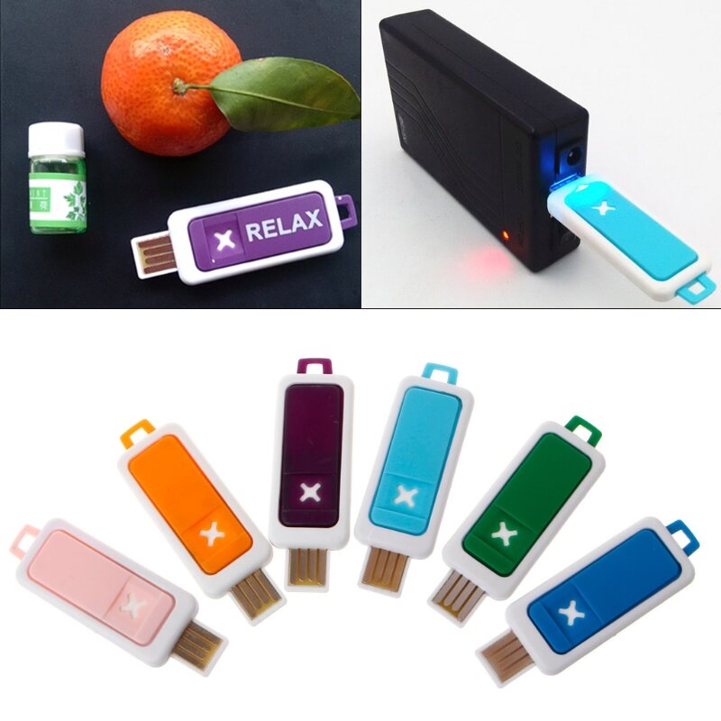 Mini dispositivo portátil del humectador del aromaterapia del aroma del difusor del aceite esencial USB