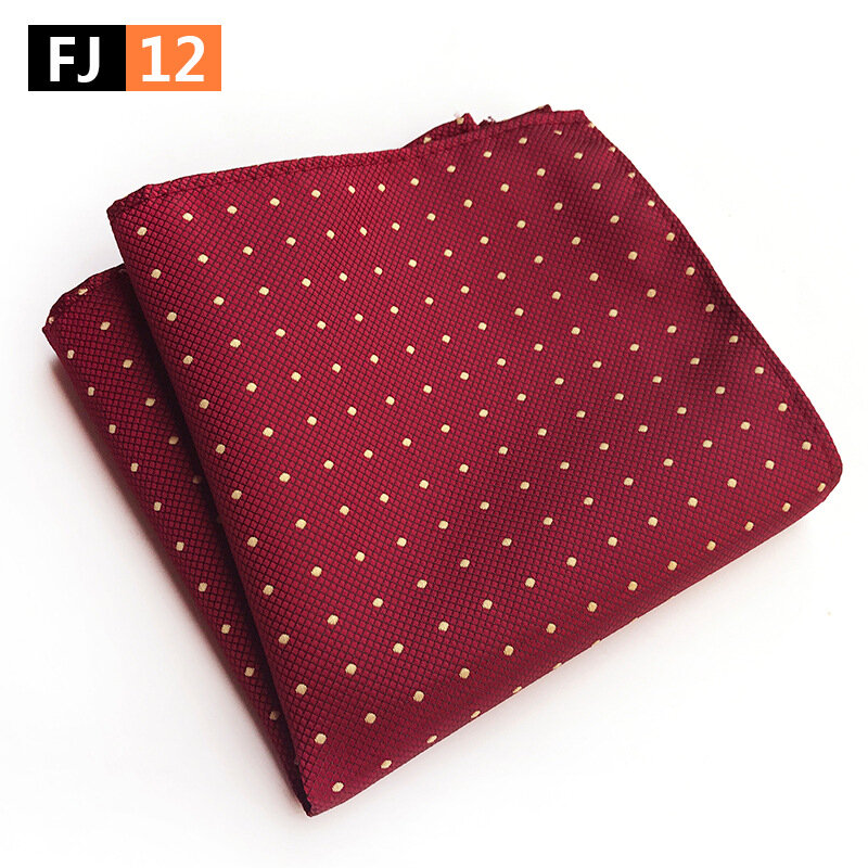Serviette de poitrine multicolore à motif cachemire pour homme, 25x25 Cm, nouvelle mode, avec poche, quatre carrés