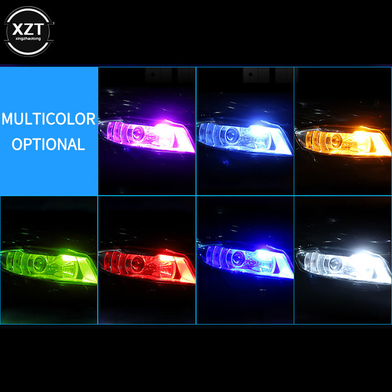 자동차 번호판 램프 돔 라이트 독서 DRL 전구 스타일, 최신 W5W LED 자동차 조명, COB 유리, 6000K 흰색, T10, DC 12V