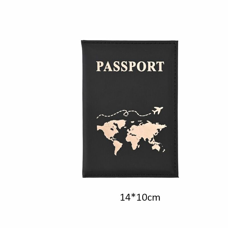 Mode Paspoorthoes Pu Paspoortkaart & Id-Houders Paspoortpakket Multifunctionele Reispaspoortbescherming Case Kaarttas