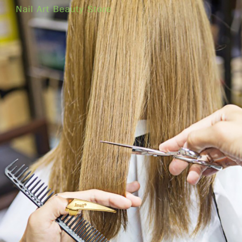 Metalowy grzebień do cięcia opuszka palca z pierścieniem do cięcia włosów zaplatanie włosów tkania kręcenie włosów wybierania narzędzia