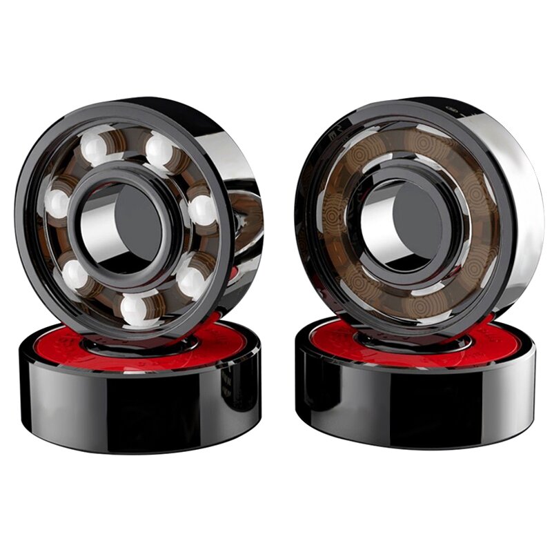 16 Pcs Ceramic Bearings High Speed Wear Resistant for Skate Skateboard Wheel