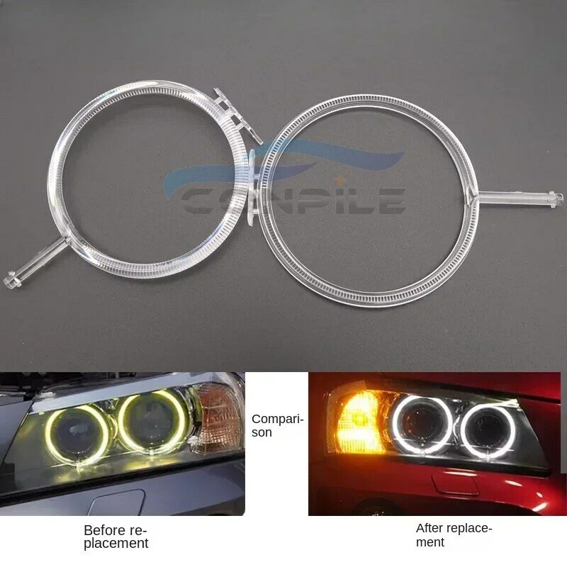 For 11-13 BMW X3  F25 Daytime Running Light Guide Ring Headlight Angel Eye Guide Strip 1pcs
