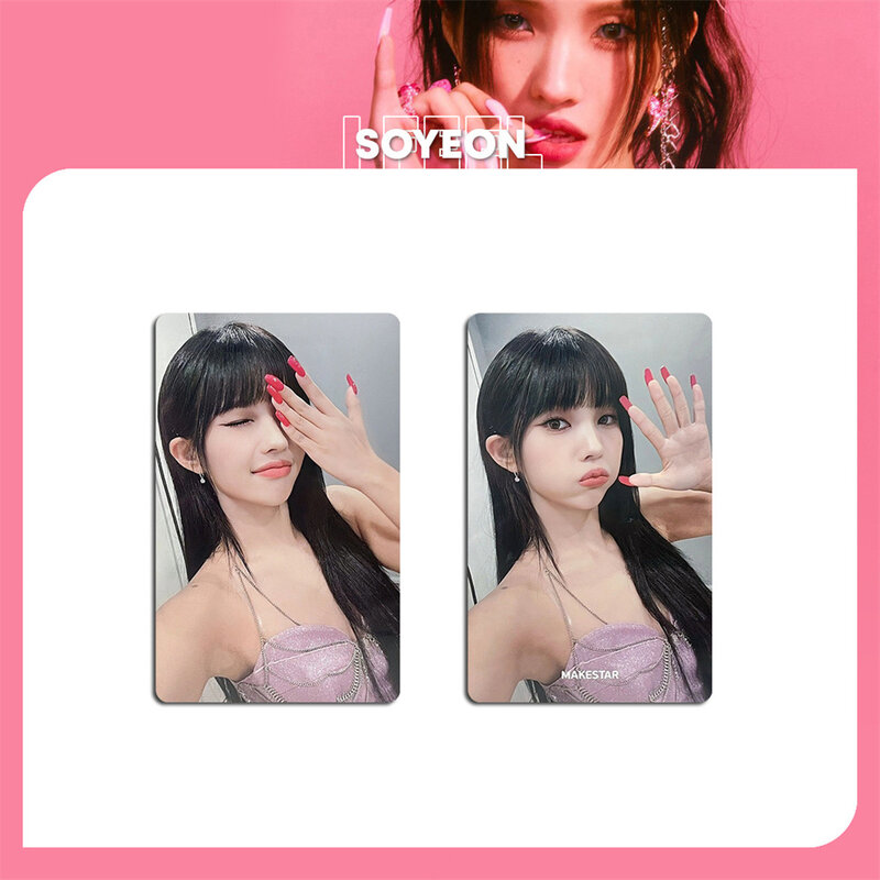 5 stücke kpop (g) I-DLE fotocard album ich fühle mich doppelseitige lomo karte jeon so-yeon minnie yuqi yeh shuhua postkarte für fans geschenk