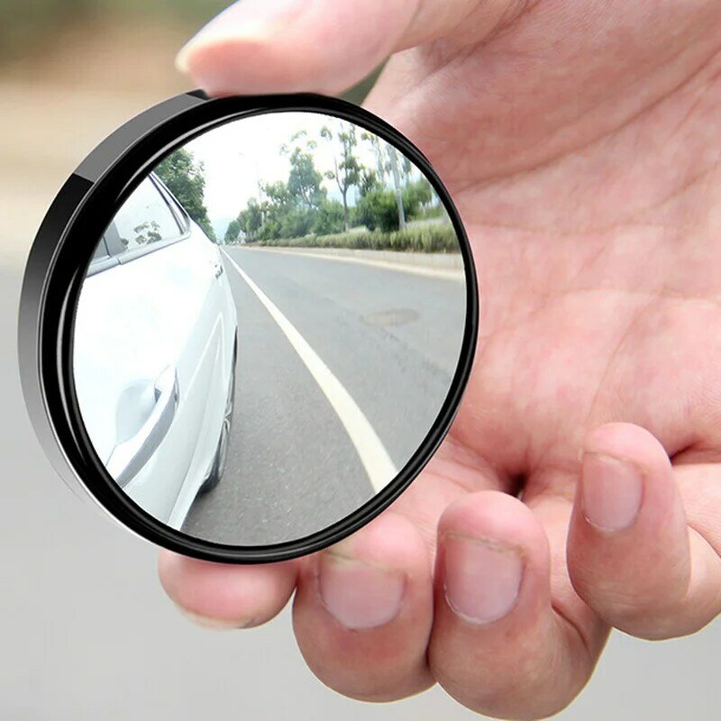 Зеркало для заднего вида для автомобиля, круглое, широкоугольное, с возможностью регулировки угла 360 градусов, 2 шт.
