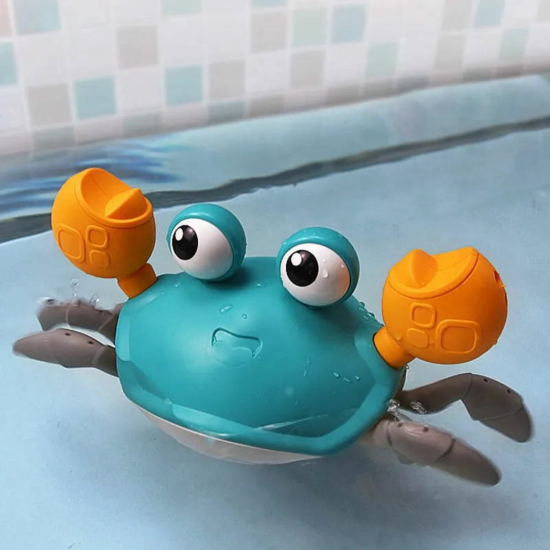 Funny Kids Induction Escape Crab Crawling Toy Baby Electronic Pets Musical Toys Educational Toddler Moving Toy Christmas Gift