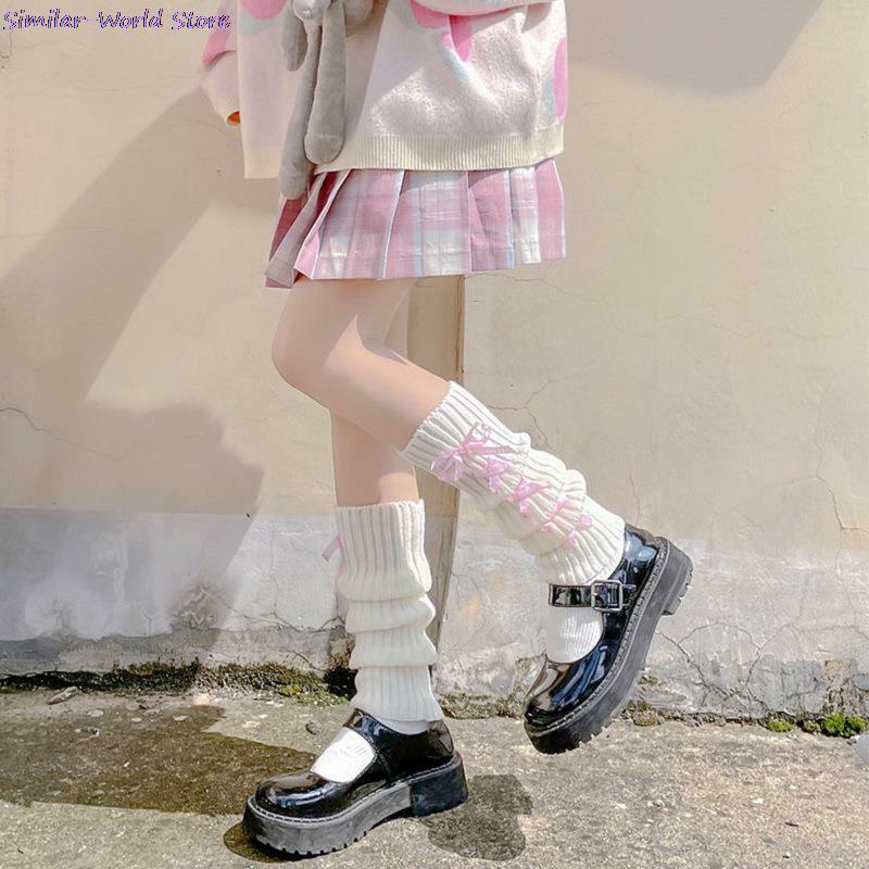 Lolita Sweet Girl Leg Warmers Knitted Foot Cover Leg Warmer Socks Heap Heap Sock