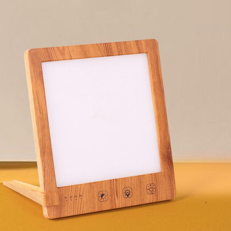 Sad Light Therapy Lamp Free with 15-60 Minutes Timer Function Daylight Lamp Touch Control Stepless Brightness Sun Lamp