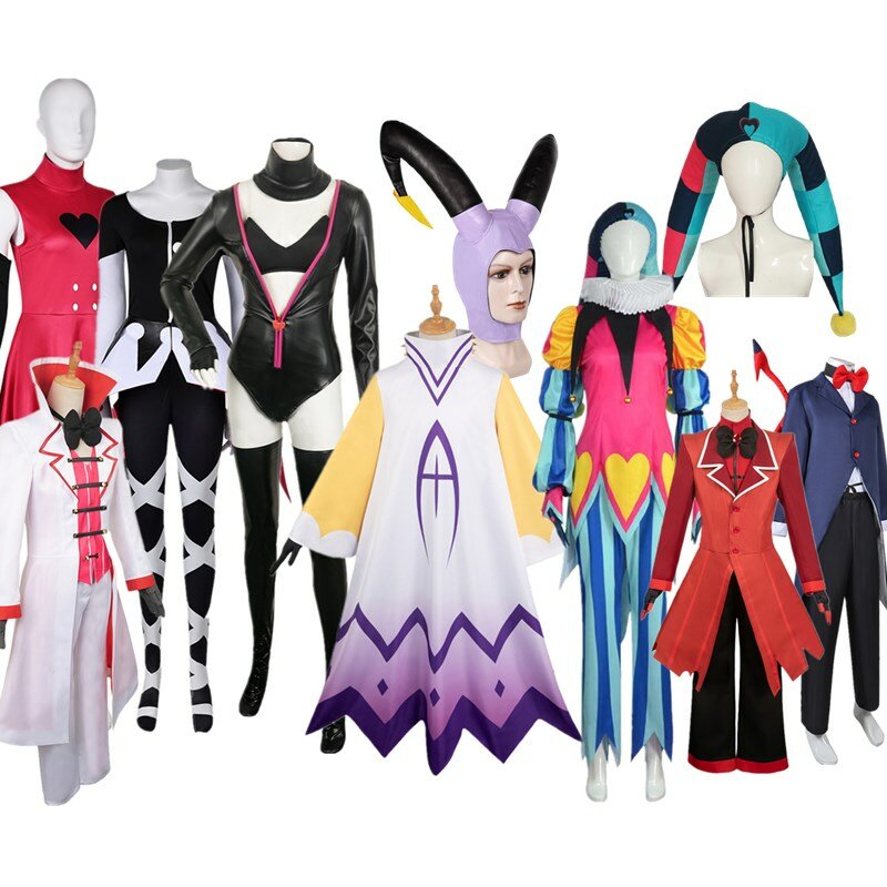 Disfraz de Fizzarolli de fantasía para adultos, disfraz de payaso, sombrero, traje de fiesta de Carnaval y Halloween