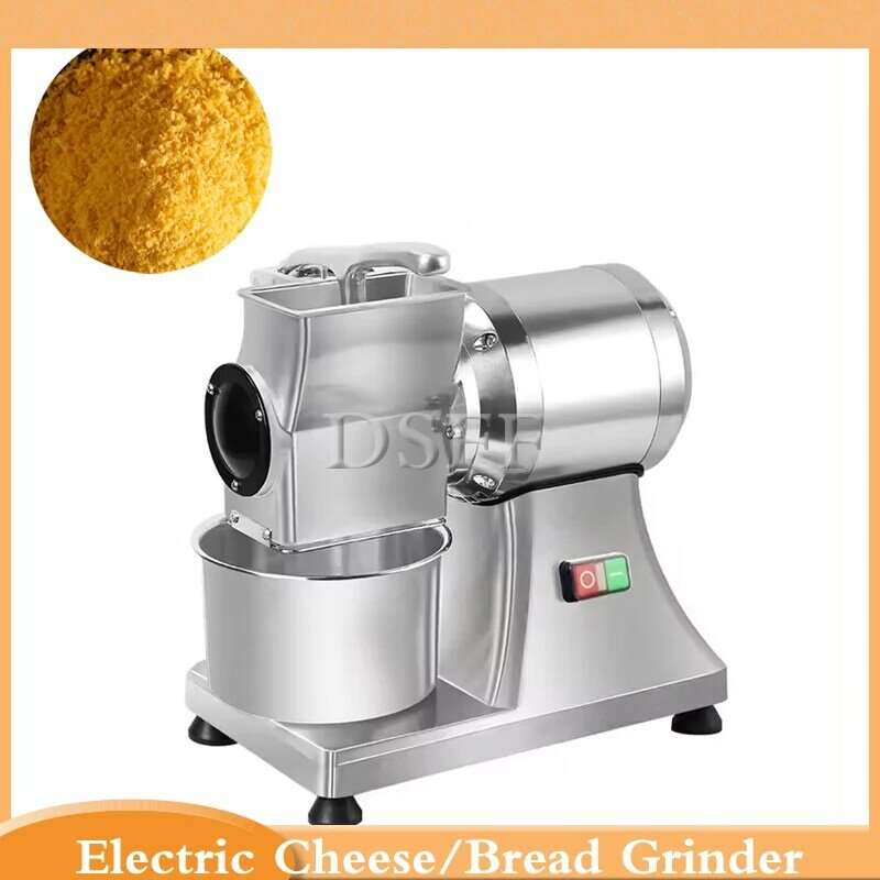 Trituradora de queso comercial, picadora de queso ultrafina eléctrica, máquina formadora de migas de pan