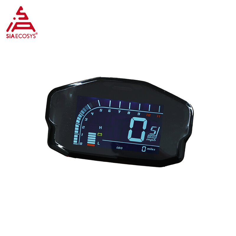 SiAECOSYS 전기 스쿠터 및 오토바이 DKD LCD-M 속도계, LIN/CAN-BUS 옵션 통신 포함, 신제품
