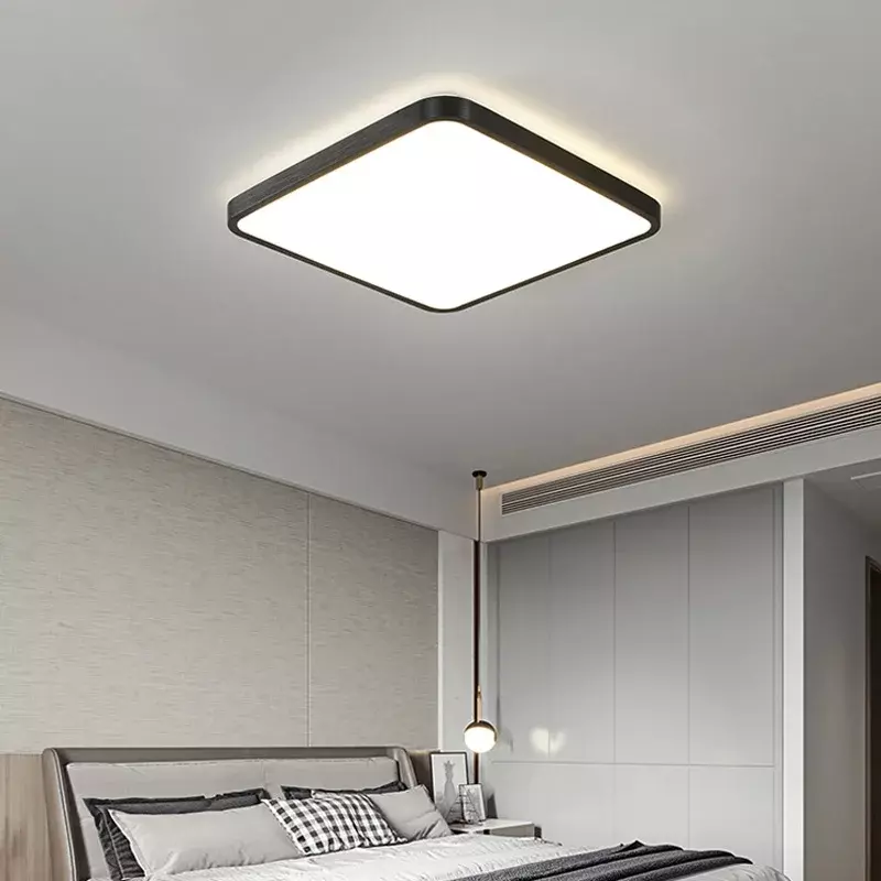 Современная светодиодная потолочная лампа, светодиодный светильник для гостиной, спальни, столовой, кухни, коридора, освещение для потолка