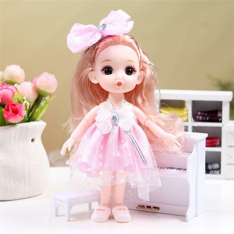 27 model boneka Lolita manis boneka bersendi putri lucu mainan anak-anak anak perempuan hadiah ulang tahun 17cm DIY berdandan boneka mainan