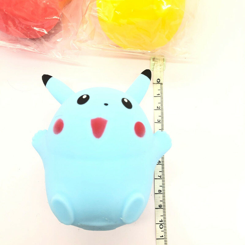 Cute Pokémon Pikachu Squeeze Fidget Brinquedos para Crianças e Adultos, Stress Relief Toy, Stress Relief, Stress Relief, Animal, Antistress, Birthday Gift
