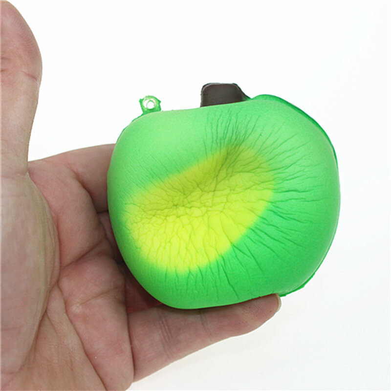Anti-Stress Zacht Apple Speelgoed Langzaam Rebound Pu Squeeze Decompressie Hanger Ornament Kawaii Ornament Kind