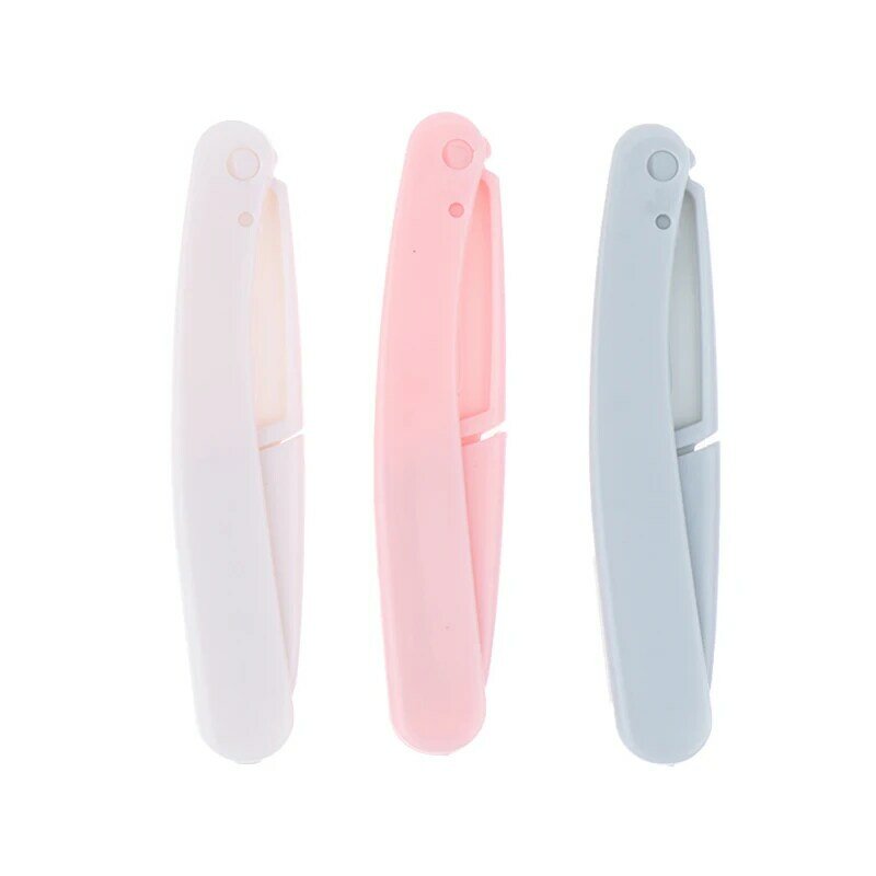 1Pc Portabel Stainless Steel Eyebrow Trimmer Makeup Tools Face Body Hair Removal Shaver Blades Women Eyebrows Shaping Knife