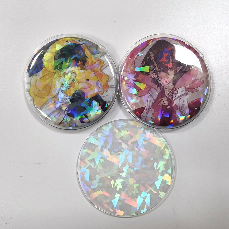 Clear Laser Protector Cover for Anime Badge, Cartoon Button Protector Case, Badge Pins, Badges, Japanese Pain Bag, Ita Bags Acessório
