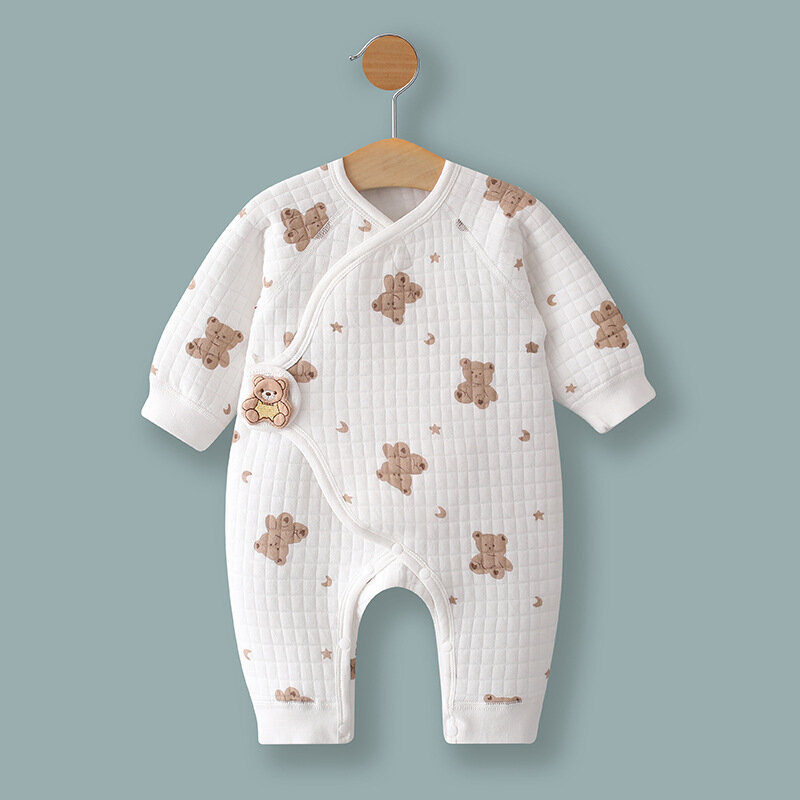 Frühling und Herbst 0-6 Monate Baby Stram pler Neugeborene Mädchen & Jungen 100% Baumwolle Kleidung von lang sehenden Baby kleidung Pyjama Overalls