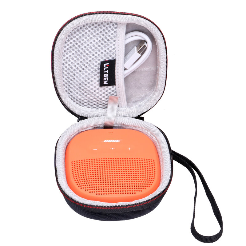 Casing LTGEM untuk Bose SoundLink Speaker Bluetooth mikro, tas pembawa pelindung perjalanan penyimpanan keras