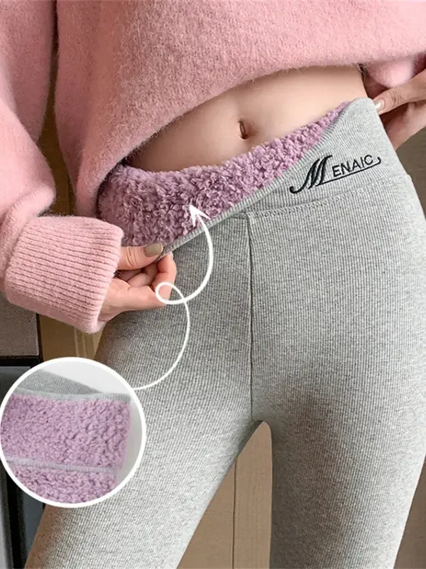 Women's Sexy Winter Leggings Thermal Underwear Velvet Slimming Tight Fleece Pants Stretch Thick Warm Leggins for Clothes Women