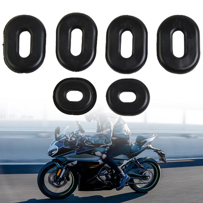 Œillets ovales de couverture latérale de carénages de moto, accessoires pour Honda CB, CL, SL, XL100, CB, CT, SL, TL, XL125, CB200, 6 pièces
