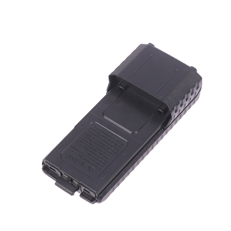 Caixa de bateria preta para Walkie Talkie, Extended Shell Pack, caixa de bateria, UV5R, BF, UV5RE, 5RA TYT, TH-F8, UVF9